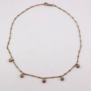 Dainty Sterling Silver 925 Necklace with Charms – 16"